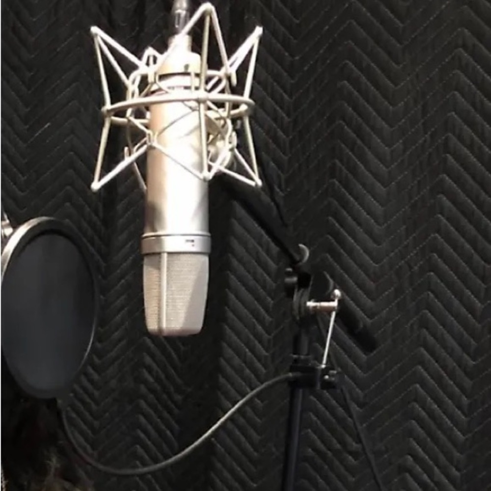 FIRST COME FIRST SERVE!!! U87 microphone with shock mount!